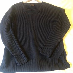 The Limited navy blue crew neck sweater